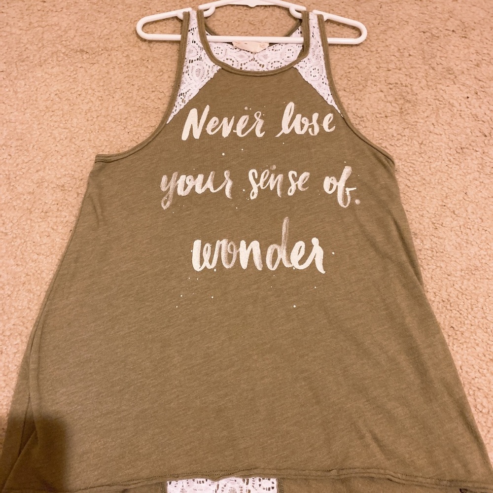 A Hollister Green Tank Top
